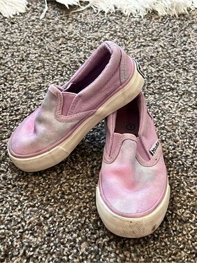 Mudd Kids Slip-On Tie-Dye Pink Canvas Sneakers